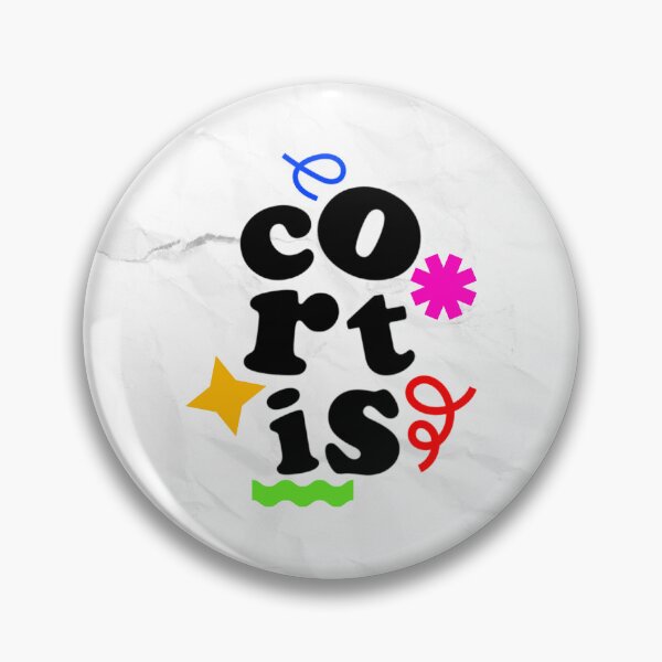 Item preview, CORTIS DOODLE PIN BUTTON designed and sold by annejiyongi.
