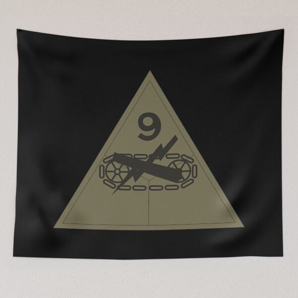 Item preview, Army - SSI - 9th Armored Division - Subdued X 300 designed and sold by Military Insignia Products.