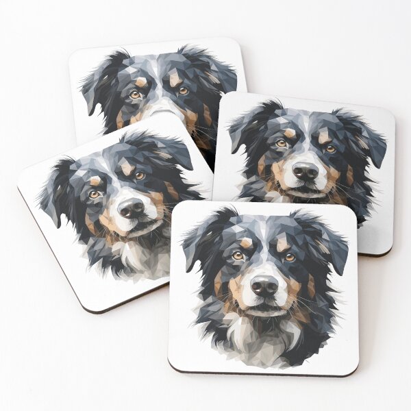 Item preview, Low Polygon Dog – Geometric Dog Art Design designed and sold by OverNickles194.