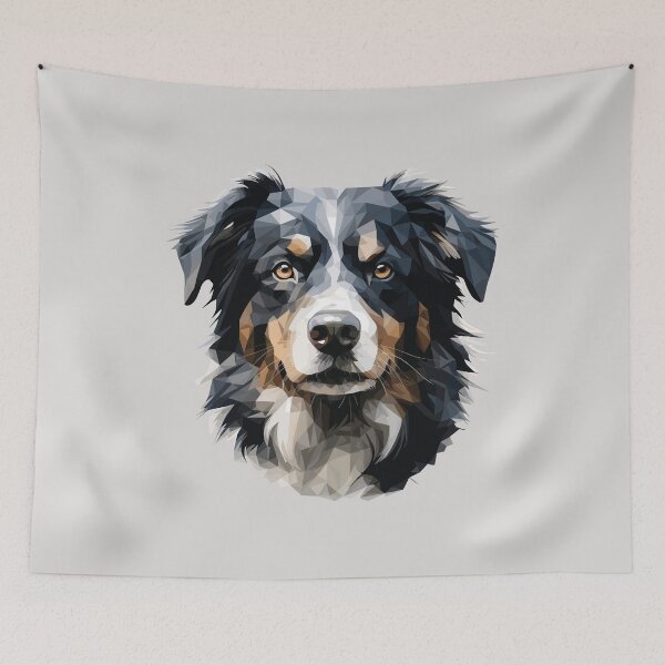 Item preview, Low Polygon Dog – Geometric Dog Art Design designed and sold by OverNickles194.