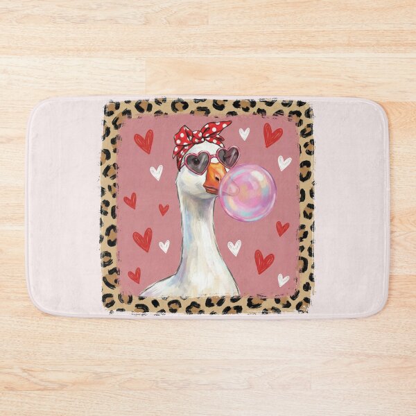 Item preview, Sassy Valentine Goose Bubblegum Leopard Print designed and sold by AdyKurniawan.