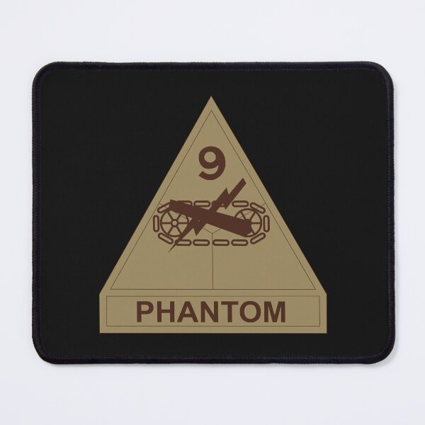 Item preview, Army - SSI - 9th Armored Division w Name Tape - Subdued Desert X 300 designed and sold by Military Insignia Products.
