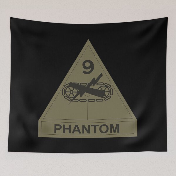 Item preview, Army - SSI - 9th Armored Division w Name Tape - Subdued X 300 designed and sold by Military Insignia Products.