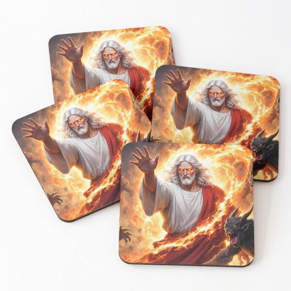 Item preview, The Messiah's Rebuke - Dark Fantasy Spiritual Warfare designed and sold by KingdomsHarvest.