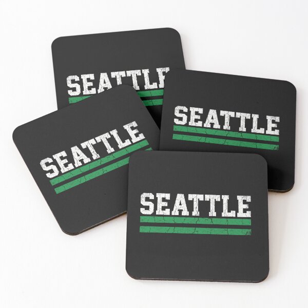 Item preview, Seattle Distressed Sports Typography Green Stripes designed and sold by AdyKurniawan.