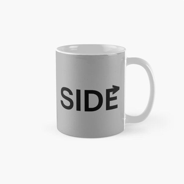 Item preview, Side - Minimalist Typography with Curved Arrow designed and sold by CreativeXHub.