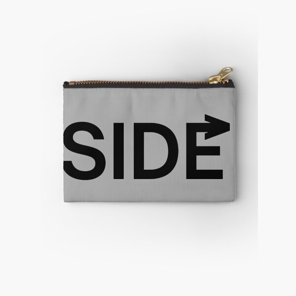 Item preview, Side - Minimalist Typography with Curved Arrow designed and sold by CreativeXHub.