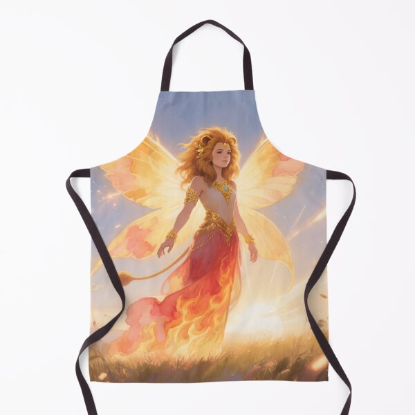 Item preview, Solara Ignis – The Celestial Fire Zodiac Fairy” designed and sold by Dream Bloom Gallery.