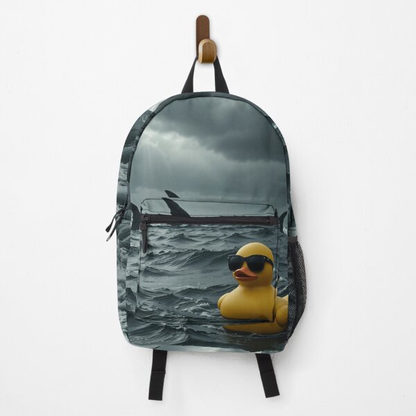 Item preview, Fearless Duck in a Dark Ocean designed and sold by PixelVibe782.