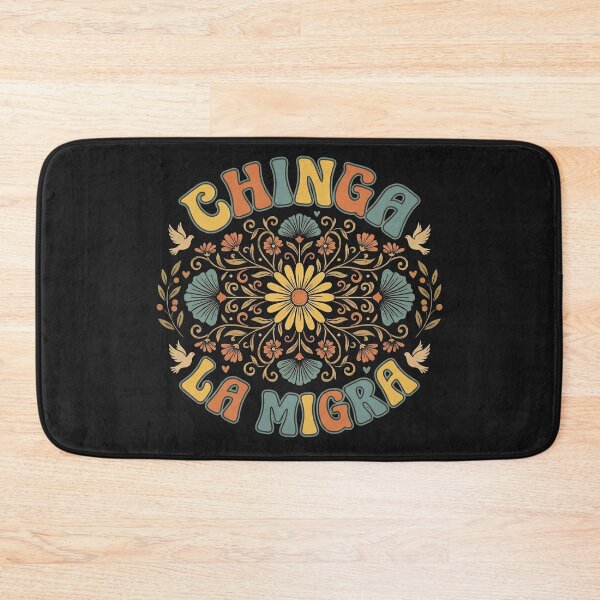 Item preview, Retro Chinga La Migra Floral Immigration Protest designed and sold by AdyKurniawan.