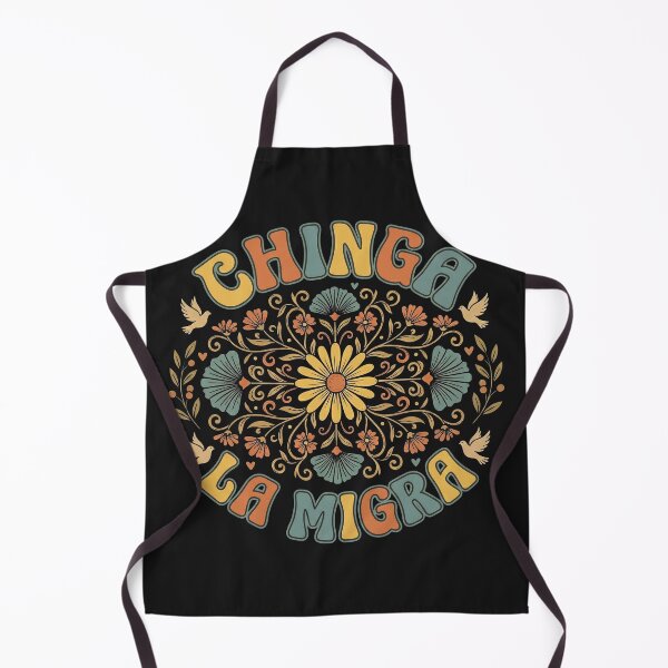 Item preview, Retro Chinga La Migra Floral Immigration Protest designed and sold by AdyKurniawan.