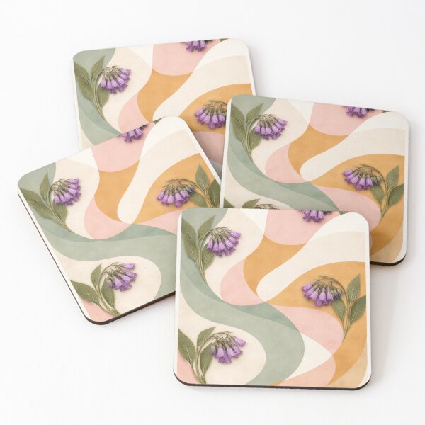 Item preview, Pressed Flowers Abstract Calm designed and sold by scicilysimonee.