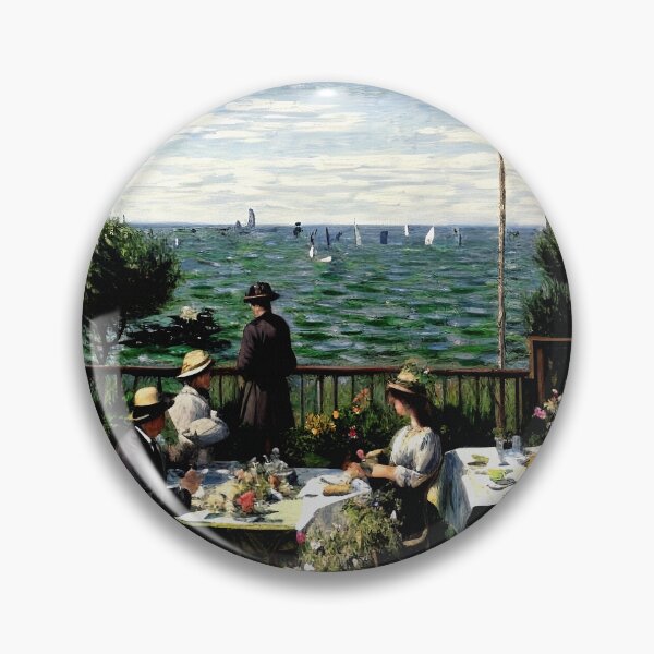 Item preview, Sainte-Adresse Garden - Emanating the Tranquil Charm and Coastal Elegance designed and sold by artdesignsnow.