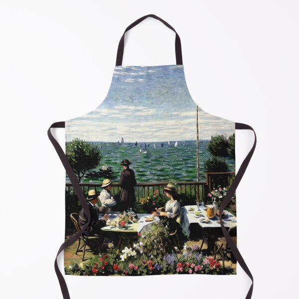Aperçu de l'œuvre Jardin de Sainte-Adresse - Émanant du charme tranquille et de l'élégance côtière créée et vendue par artdesignsnow.