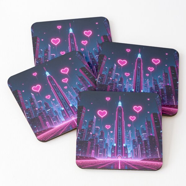 Item preview, Neon Love City designed and sold by PixelVibe782.