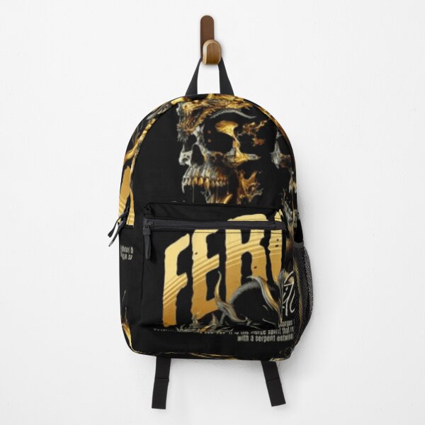 Item preview, Ferocity Golden Skulls and Dragons - Dark Fantasy Streetwear designed and sold by GenZFashion000.