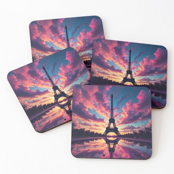 Item preview, Eiffel Dreams at Sunset designed and sold by PixelVibe782.