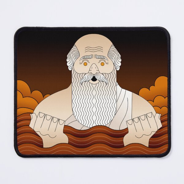 Item preview, heraclitus the greek philosopher watching the river change designed and sold by matintheworld ( delcarmat ).
