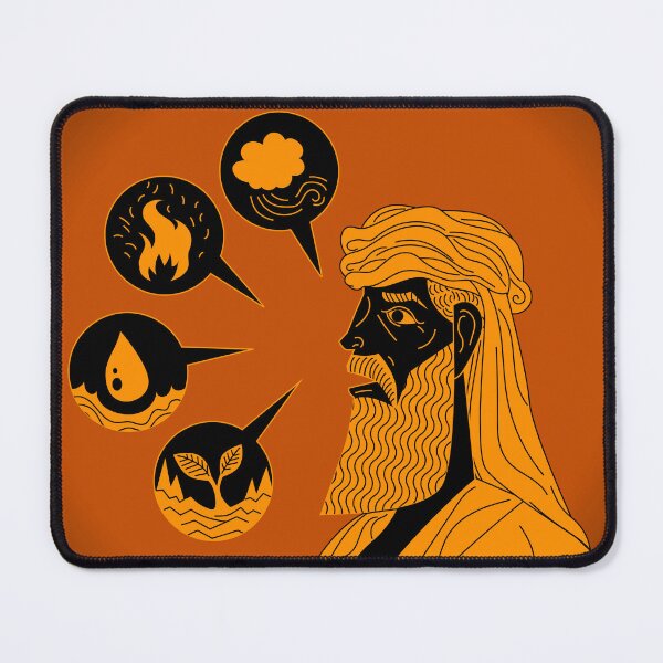 Item preview, empedocles greek philosopher explaining the four elements of nature designed and sold by matintheworld ( delcarmat ).