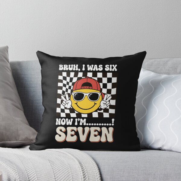 Item preview, Bruh I Was Six Now I'm Seven - Funny 7th Birthday Boy designed and sold by AdyKurniawan.