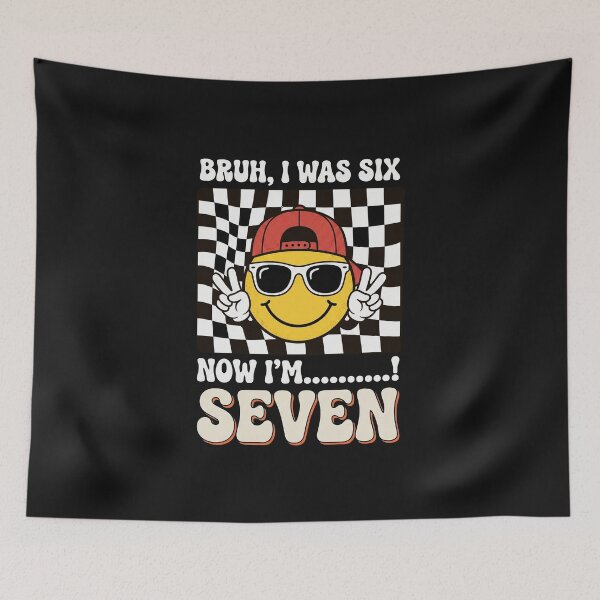 Item preview, Bruh I Was Six Now I'm Seven - Funny 7th Birthday Boy designed and sold by AdyKurniawan.