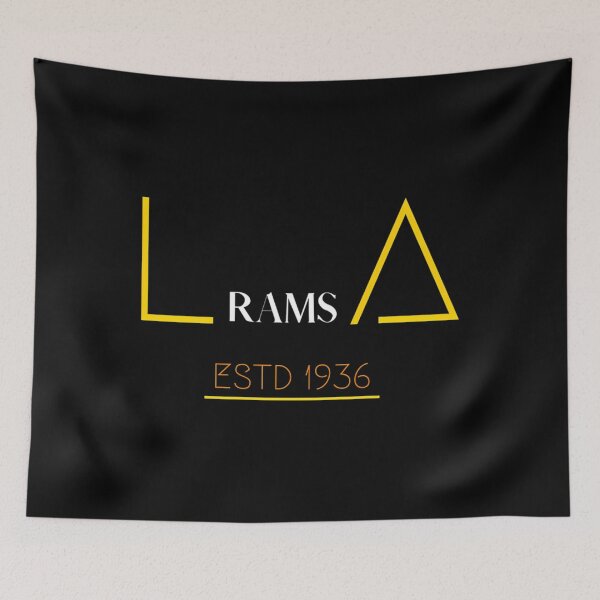 Item preview, La Rams Modern Logo Established 1936 designed and sold by YI-Store.