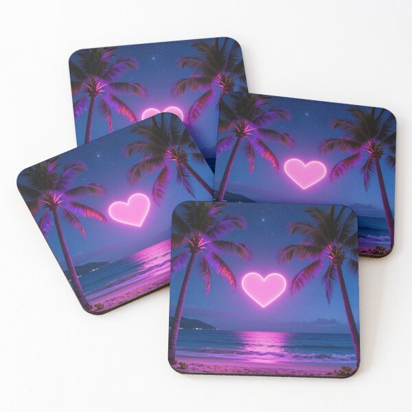 Item preview, Neon Paradise of Love designed and sold by PixelVibe782.