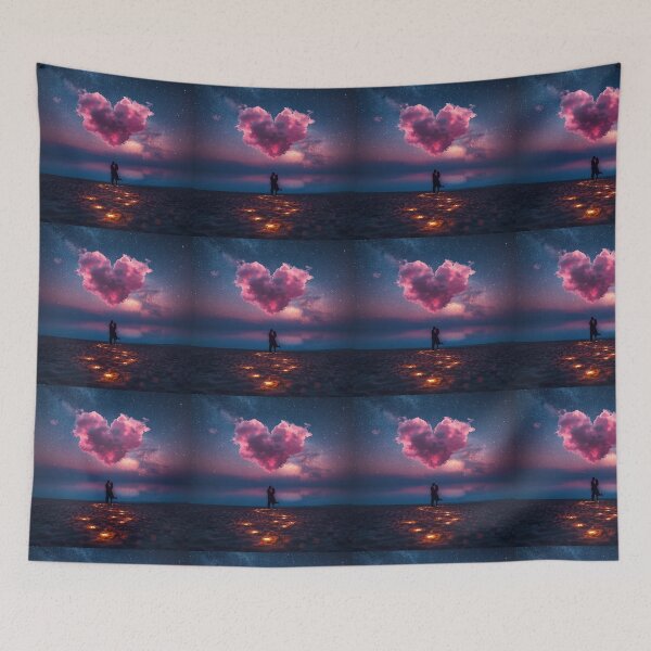 Item preview, Under a Cosmic Heart designed and sold by PixelVibe782.
