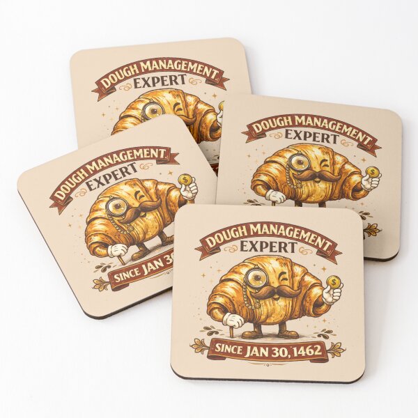 Item preview, Funny Dough Management Expert Croissant Mascot  designed and sold by Iuqiune.