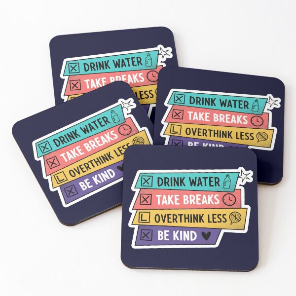 Item preview, Self Care Checklist Colorful Mental Health Matters Sticker designed and sold by ArtCrafter13.