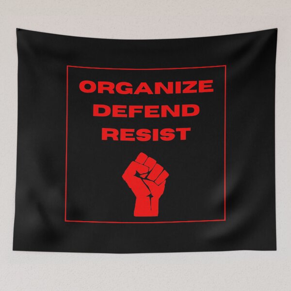 Item preview, Organize Defend Resist designed and sold by Lone Frog.
