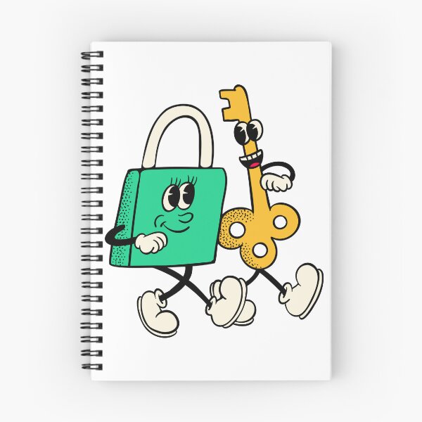 Item preview, Cute Lock and Key Love Sticker – Valentine Cartoon Couple designed and sold by FestivityFinds.