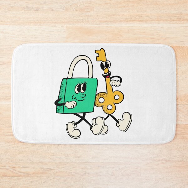 Item preview, Cute Lock and Key Love Sticker – Valentine Cartoon Couple designed and sold by FestivityFinds.