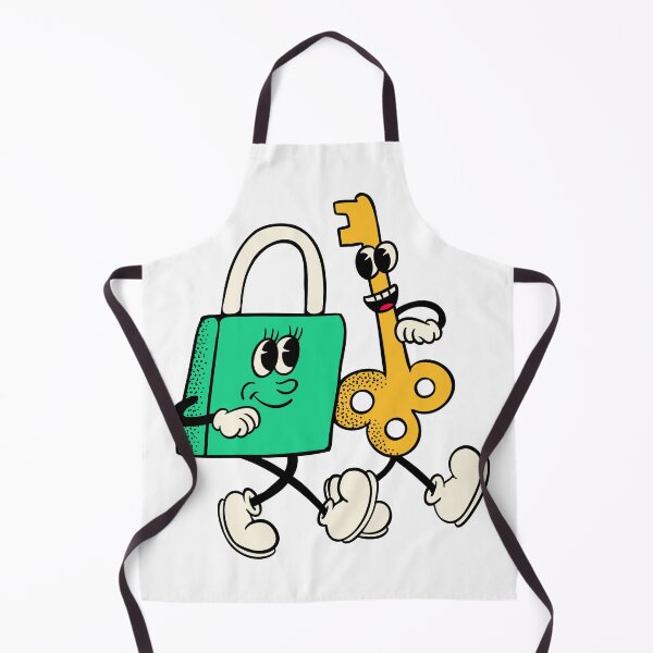 Item preview, Cute Lock and Key Love Sticker – Valentine Cartoon Couple designed and sold by FestivityFinds.