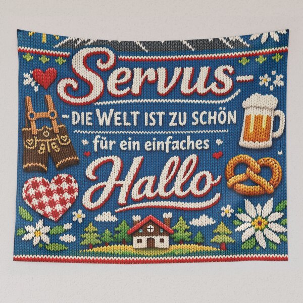 Item preview, Greetings from Bavaria – Cozy Alpine Knit Design designed and sold by Mauswohn.