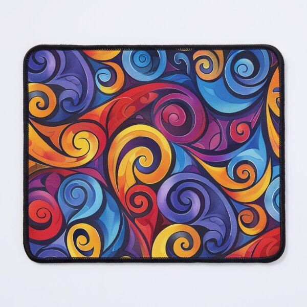 Item preview, New Zealand Māori Paua Pattern Koru Design 786 designed and sold by GrinGalore.