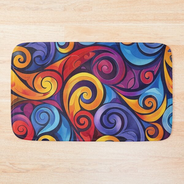 Item preview, New Zealand Māori Paua Pattern Koru Design 786 designed and sold by GrinGalore.