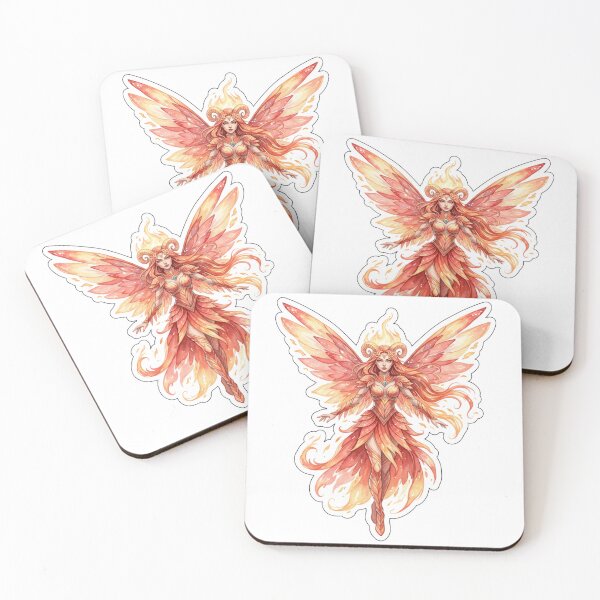Item preview, Pyra Aries – The Flameborn Zodiac Fairy designed and sold by Dream Bloom Gallery.