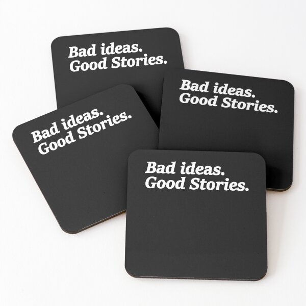 Item preview, Bad Ideas Good Stories Funny Party Vacation Event Sarcasm designed and sold by farhanhafeez.
