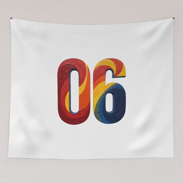 Item preview, Number Six designed and sold by trendspatterns.