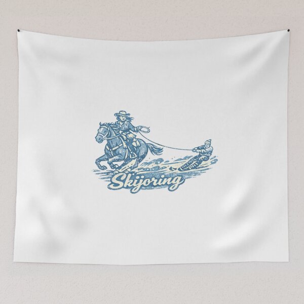 Item preview, Skijoring the West designed and sold by SterlingSaddle.