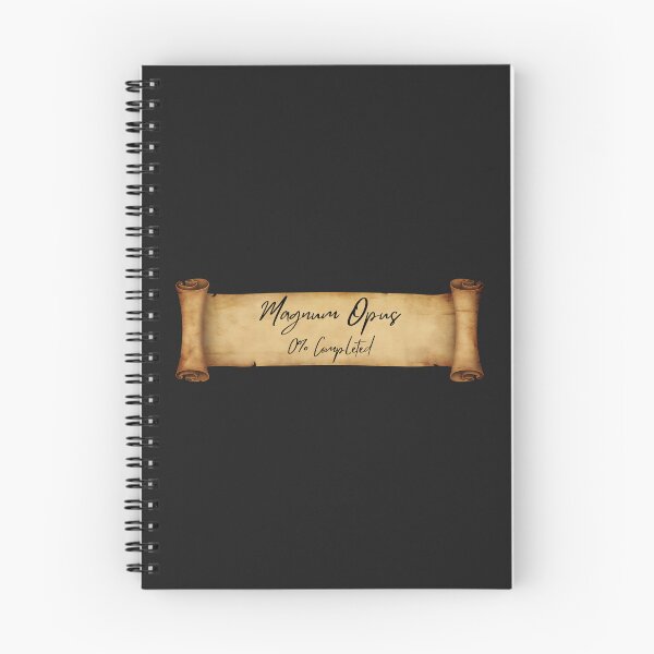 Item preview, Magnum Opus 0% Completed | Dark Academia Procrastination Scroll designed and sold by VENOHA.