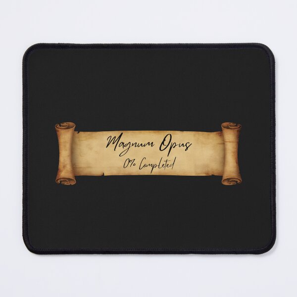 Item preview, Magnum Opus 0% Completed | Dark Academia Procrastination Scroll designed and sold by VENOHA.