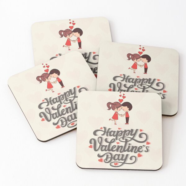 Item preview, Happy Valentine’s Day Cute Couple designed and sold by Pastelbeestudio.