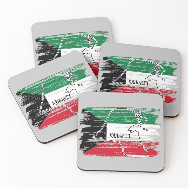 Item preview, Kuwait Flag Grunge Art - Proud Kuwaiti Roots Silhouette designed and sold by mashmosh.