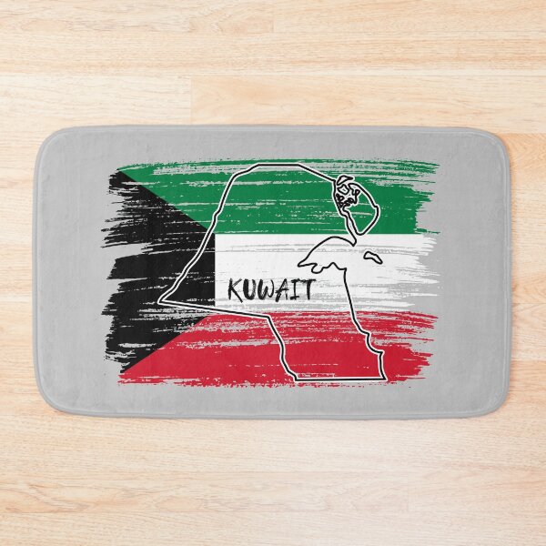 Item preview, Kuwait Flag Grunge Art - Proud Kuwaiti Roots Silhouette designed and sold by mashmosh.
