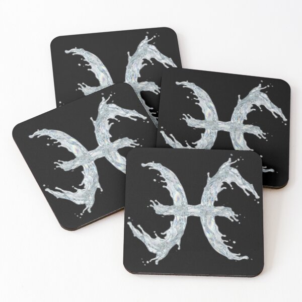 Item preview, 3D Liquid Water Pisces Zodiac Sign - Realistic Splash Art designed and sold by PixMoody.
