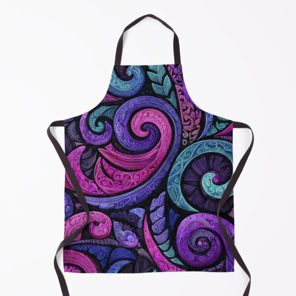Item preview, New Zealand Māori Paua Pattern Koru Design 788 designed and sold by GrinGalore.