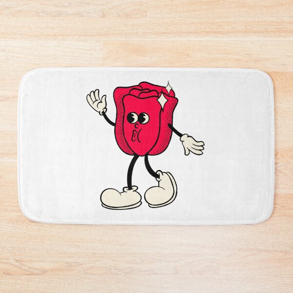 Item preview, Cute Rose Flower Valentine Sticker – Playful Love Character designed and sold by FestivityFinds.
