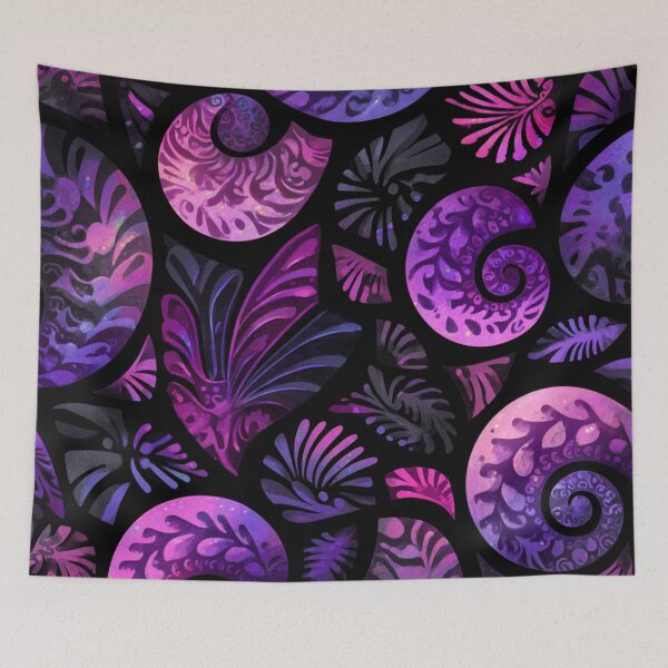 Item preview, New Zealand Māori Paua Pattern Koru Design 789 designed and sold by GrinGalore.